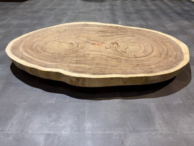 Ronde boomstamtafel 120/185cm - CA15-126