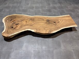 Suarhouten tafelblad 75x225x8cm - AG01-126