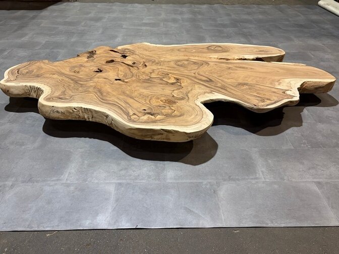 Suarhouten tafelblad 130x235x9cm - AG04-126