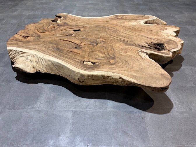 Suarhouten tafelblad 125x185x10cm - AG05-126