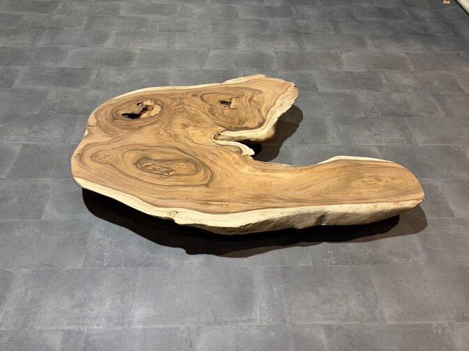 Suarhouten tafelblad 100x165x10cm - AG07-126