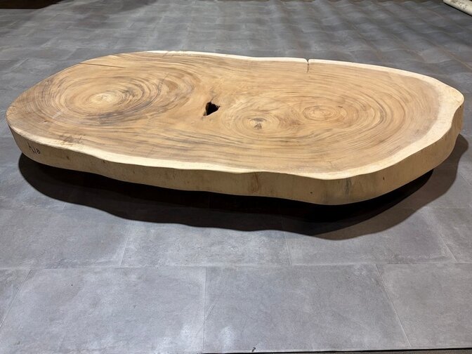 Ronde boomstamtafel 105/180cm - CA32-126