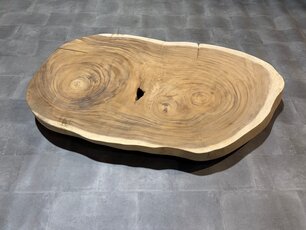 Ronde boomstamtafel 105/180cm - CA32-126