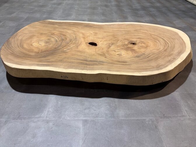 Ronde boomstamtafel 105/190cm - CA33-126
