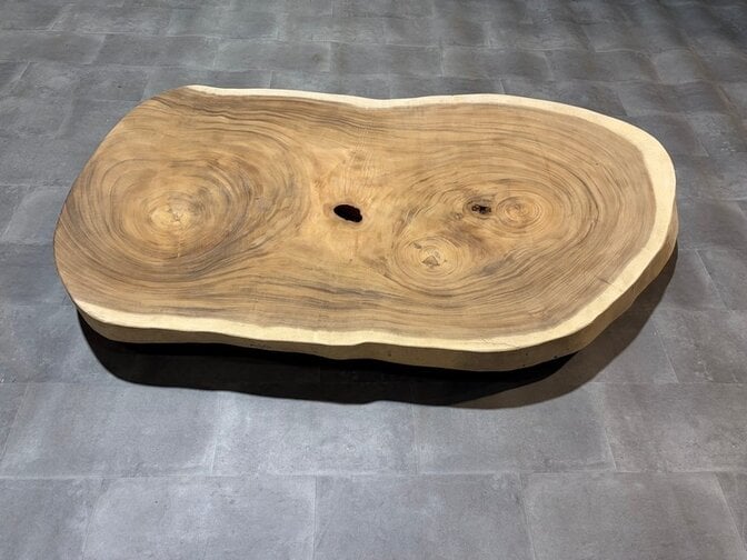 Ronde boomstamtafel 105/190cm - CA33-126