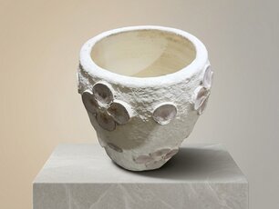 Terracotta Schelpenvaas 36x36cm - Model 4