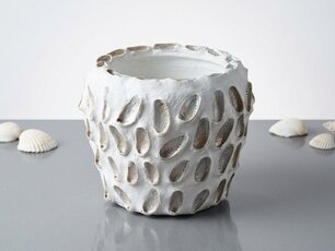 Terracotta Schelpenvaas 32x36cm - Model 1