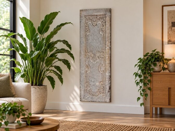 Houtsnijwerk muurdecoratie - 52x160cm  - EA2621-41