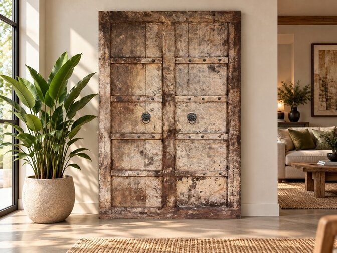 Indonesische oude deuren 126x196cm - EA2621-45