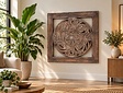 Wandpaneel met houtsnijwerk 100x100cm EA2621-16
