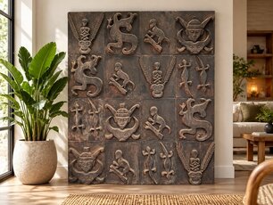 Houten Wandpaneel XL 160x200cm - EA2621-36