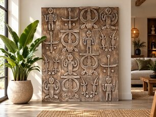 Houten Wandpaneel XL 160x200cm - EA2621-28