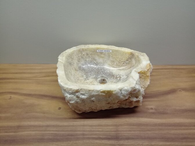 Onyx waskom - naturel - 49x39x15cm - FL23875