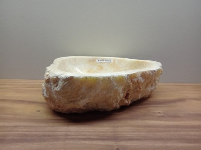 Onyx waskom - naturel - 50x42x15cm - FL23876