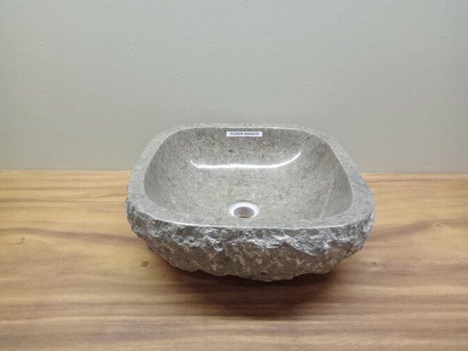 Waskom Marmer - vierkant - 43x43x15cm - FL23878