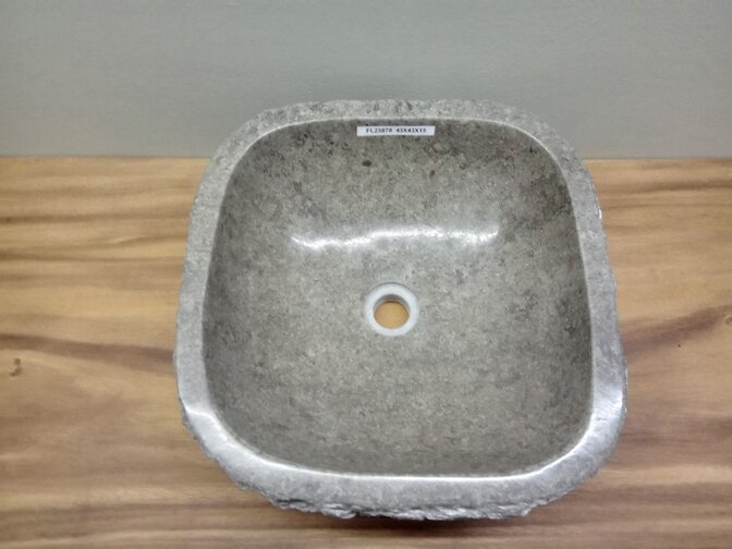 Waskom Marmer - vierkant - 43x43x15cm - FL23878