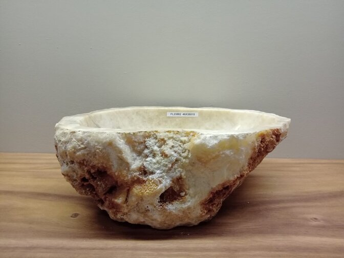 Onyx waskom - naturel - 46x38x15cm - FL23882