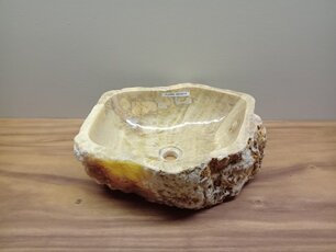 Onyx waskom - naturel - 44x38x15cm - FL23883