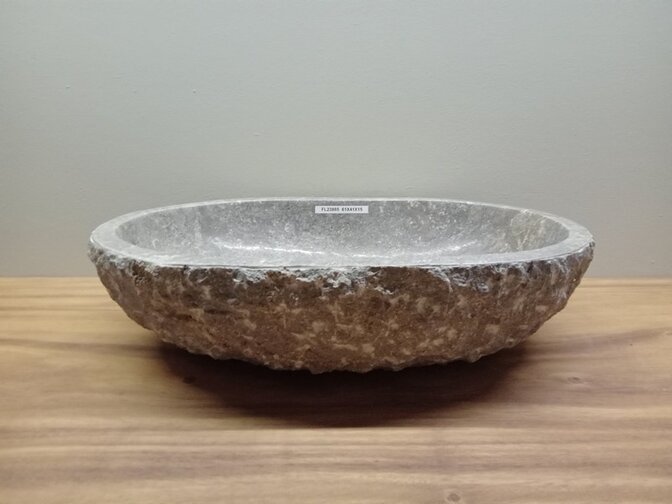 Waskom Marmer - Ovaal - 61x41x15cm - FL23885