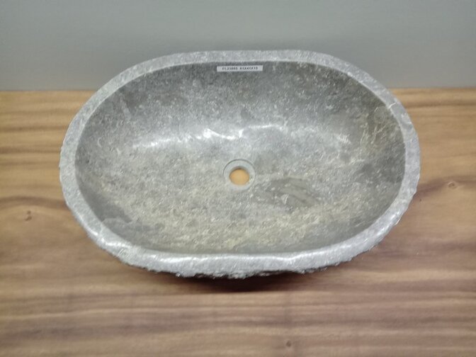 Waskom Marmer - Ovaal - 61x41x15cm - FL23885