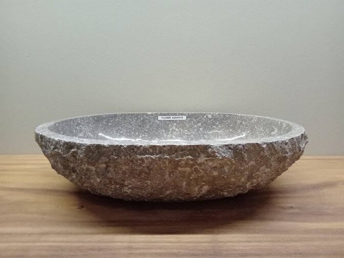 Waskom Marmer - Ovaal - 62x41x15cm - FL23886