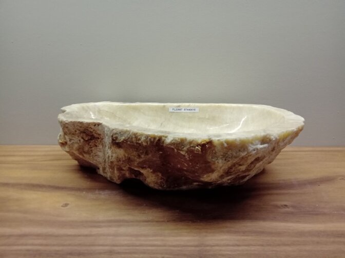 Onyx waskom - naturel - 57x40x15cm - FL23887
