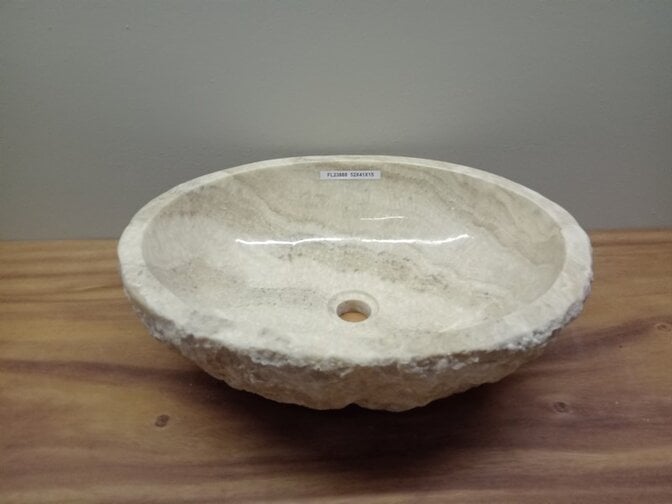 Onyx waskom - ovaal - 52x41x15cm - FL23888