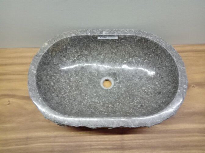 Waskom Marmer - Ovaal - 61x42x15cm - FL23890