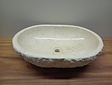 Waskom Marmer - Ovaal - 61x42x15cm - FL23891