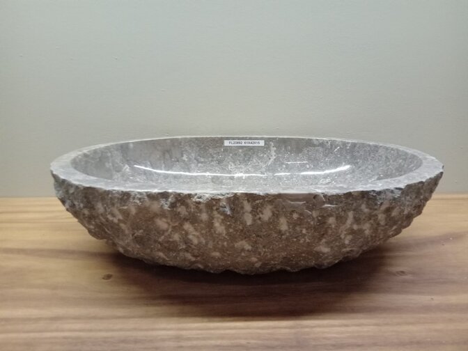 Waskom Marmer - Ovaal - 61x42x15cm - FL23892