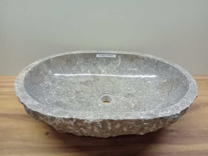 Waskom Marmer - Ovaal - 61x42x15cm - FL23892