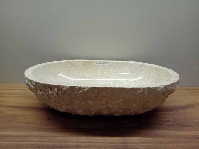 Waskom Marmer - Ovaal - 61x41x15cm - FL23893