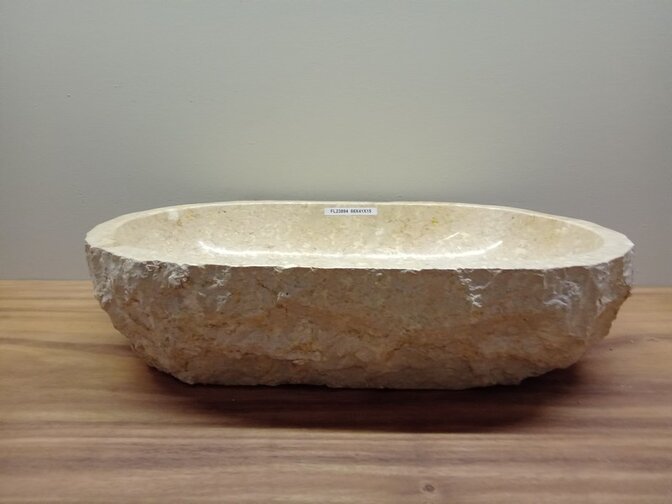 Waskom Marmer - Ovaal - 66x41x15cm - FL23894