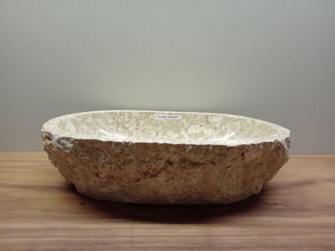 Waskom Marmer - Ovaal - 60x40x15cm - FL23895