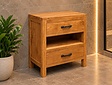 Badkamermeubel hout 80x45x85cm - Naturel
