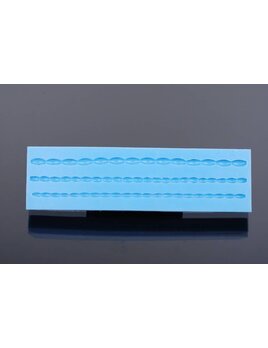 Siliconen Mal - Ovale parels 3 rijen 16cm
