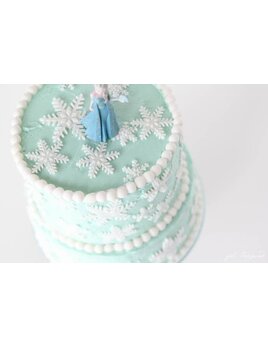 Uitsteekvormen, Sneeuwvlok, set 3 stuks, 2,5 cm, 4 cm, 5,5 cm