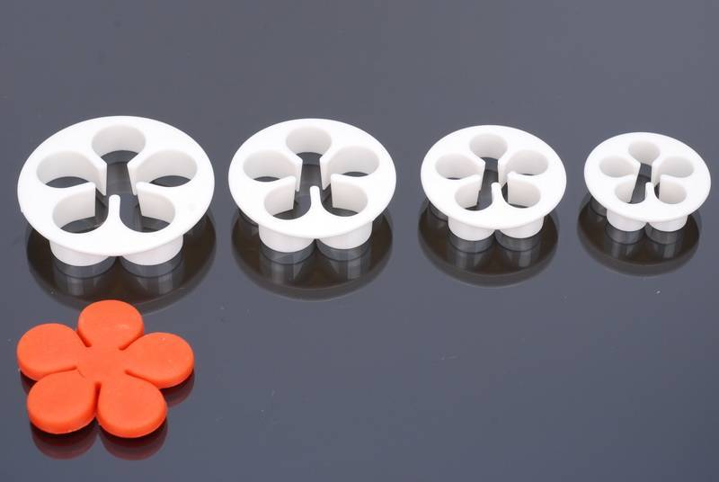 Uitsteker, Petal, set 4 stuks, 4,5 cm, 3,5 cm 6 cm, 4 cm