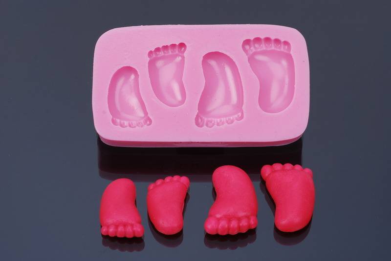 Siliconen Mal - Voet 9,5/5,5cm