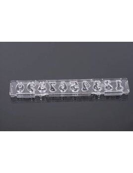 Uitsteekvormen, Cijfers, 24 cm