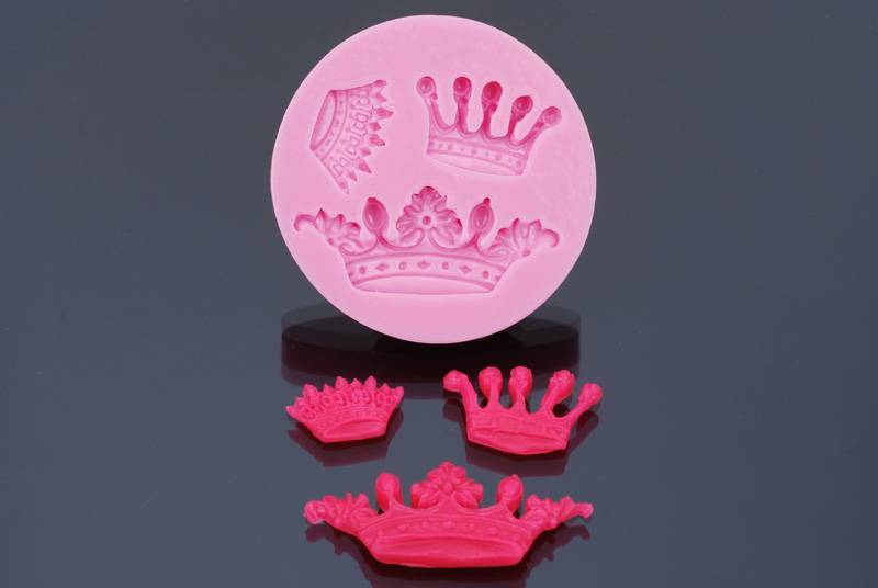Siliconen Mal - Kroon 6/3,5/2,5cm