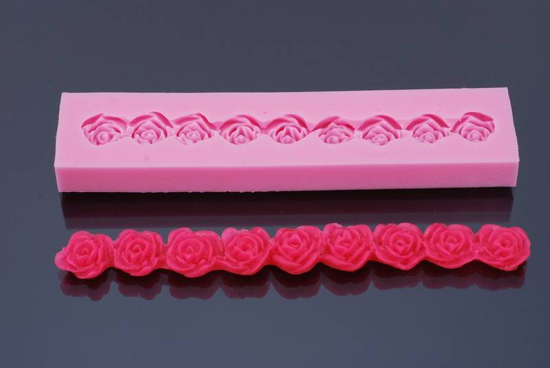 Siliconen Mal - Rozen 12,5cm