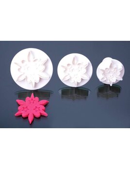 Sterren in de wolken set 3 stuks 7/5,5/4,5cm