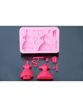 Siliconen Mal - Paspop Wendy 11,5x7,5cm