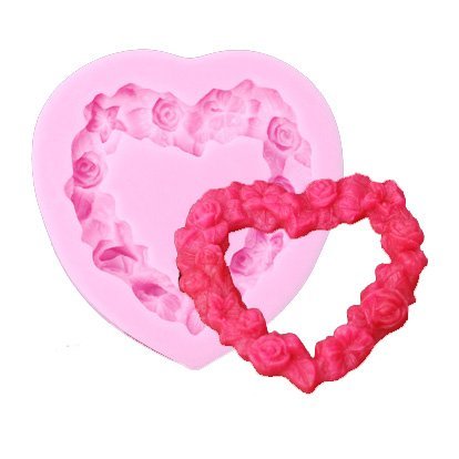 Siliconen Mal - Hart van rozen