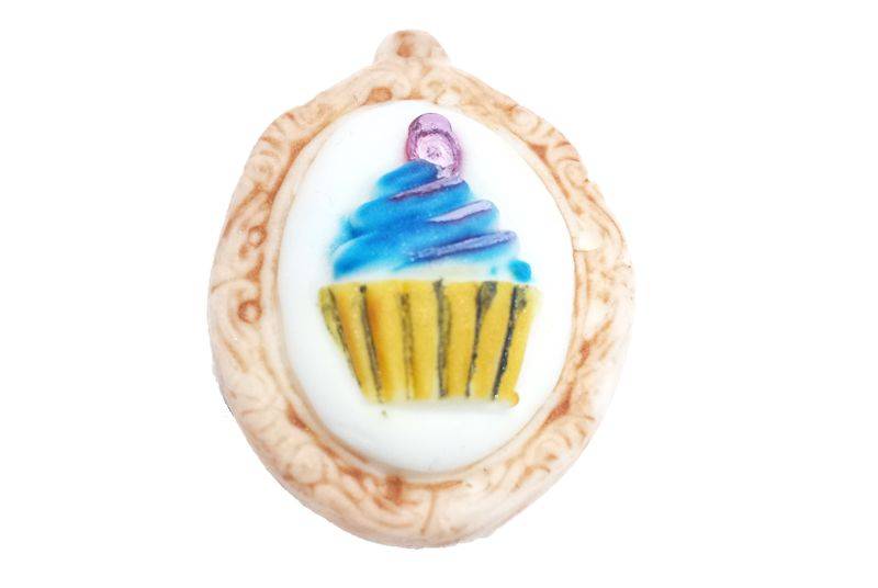 Siliconen Mal - Fancy Cupcake 3,5cm