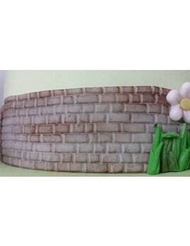 Siliconen Mal - Stenen muur 14,5 x 8,5cm