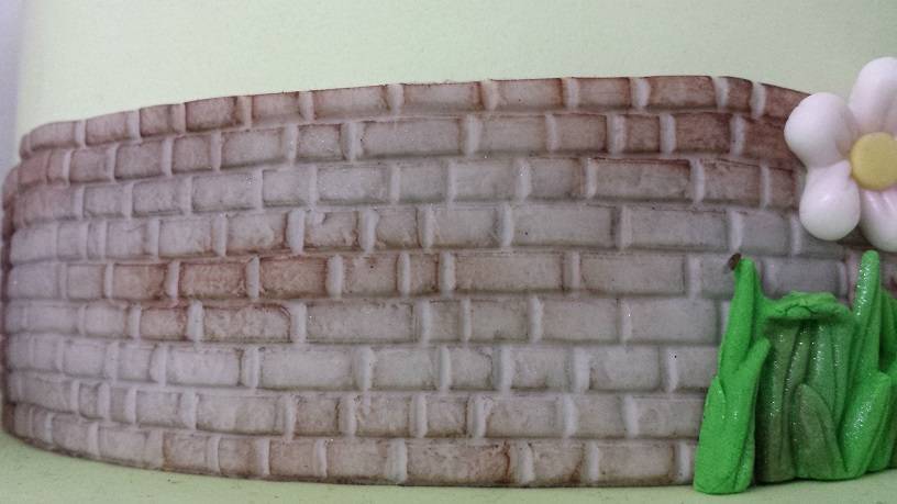 Siliconen Mal - Stenen muur 14,5 x 8,5cm