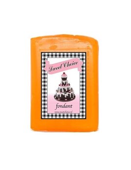 Oranje fondant 250g