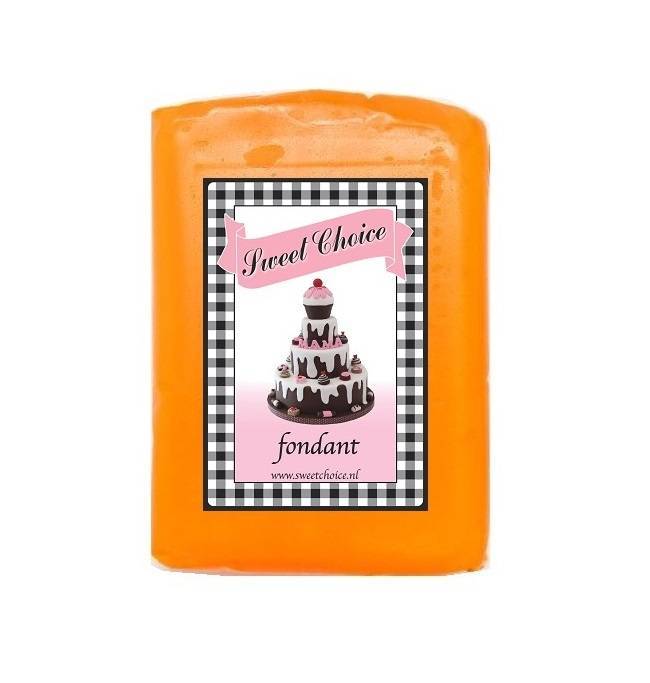 Oranje fondant 250g